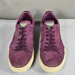 Puma Suede Classic Sneakers Mens Size 9 Italian Plum Team Gold Low Top Shoes